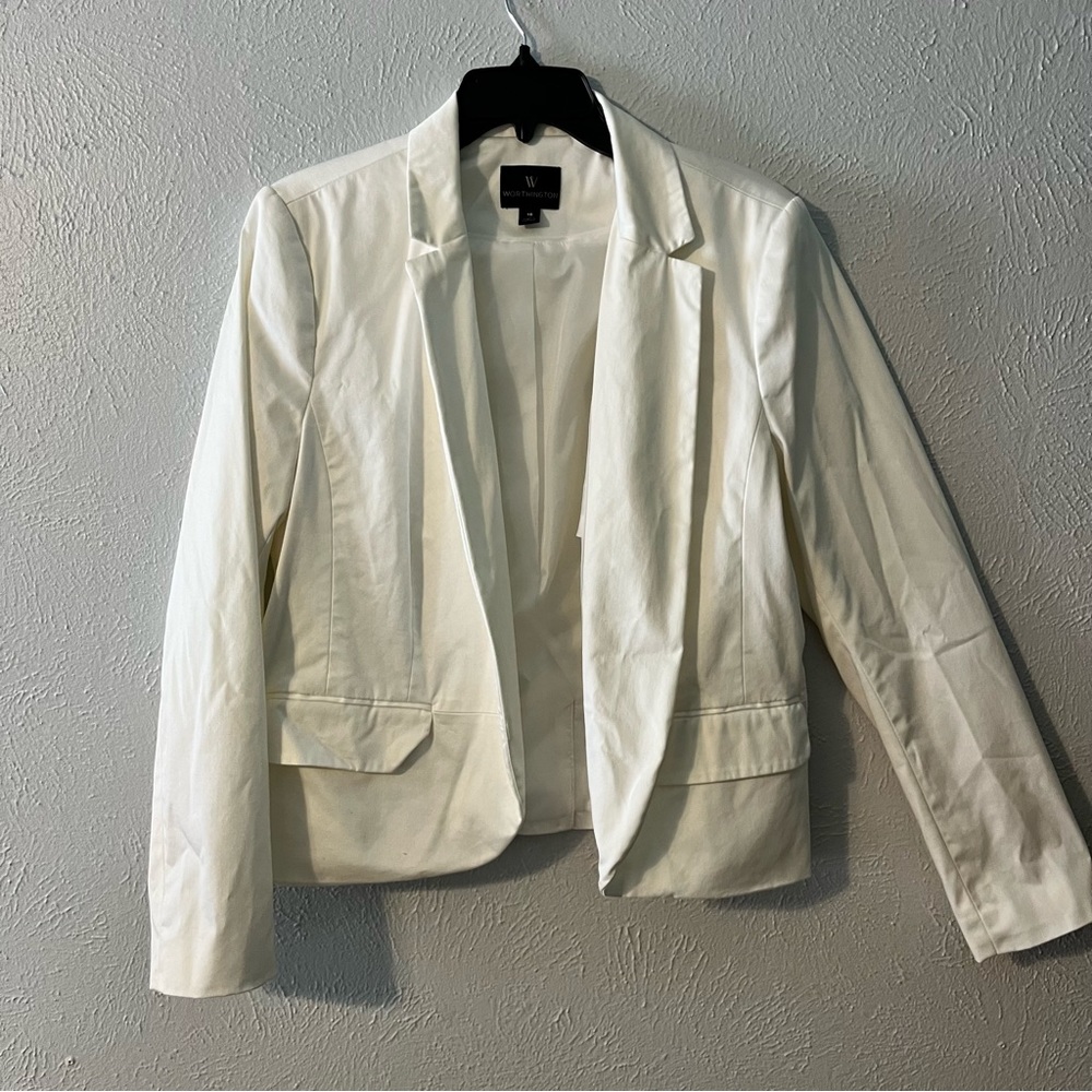 Worthington White Blazer